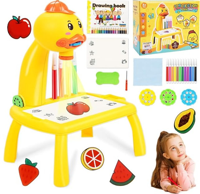 MESA MAGICA DE DIBUJO INCLUYE: PLANTILLAS, LAPICES, BORRADOR Y LIBRO PARA COLOREAR
