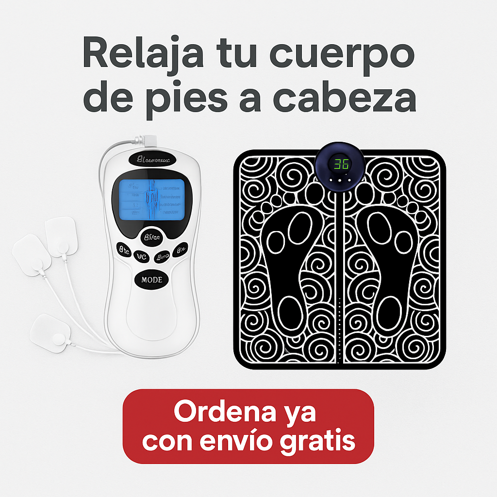 COMBO TERAPIA PASIVA + TAPETE MASAJEADOR TERAPÉUTICO