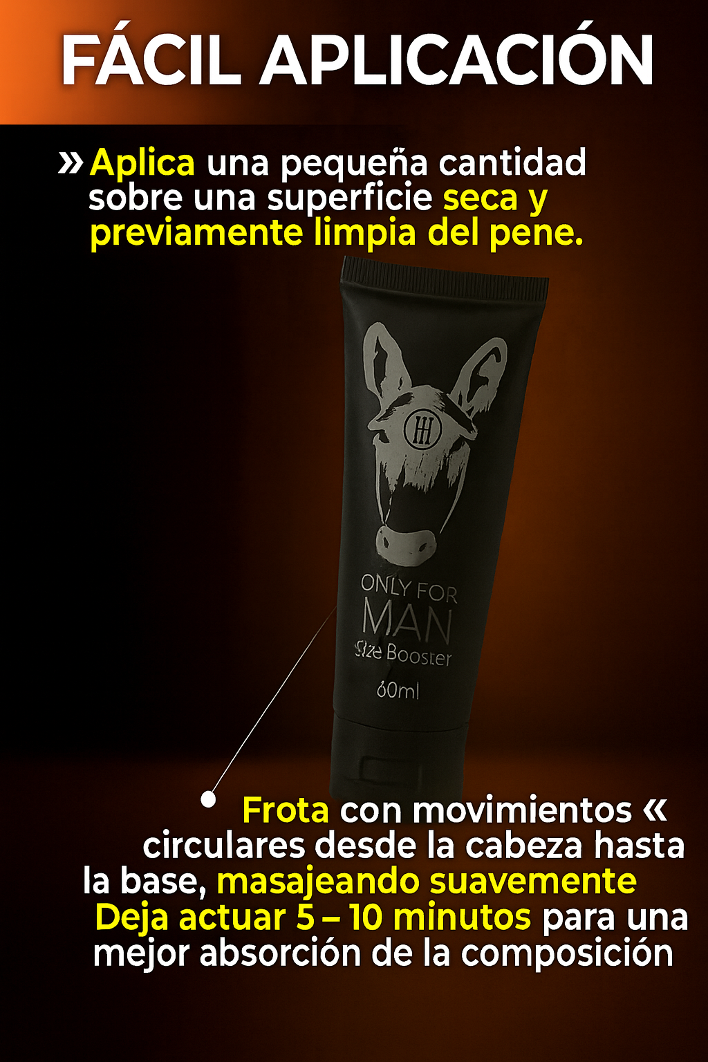 GEL ONLY FOR MAN - POTENCIA ERECCIÓN Y RETARDA LA EYACULACIÓN EN TUS ENCUENTROS SEXUALES