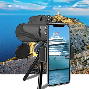 MTX30® - TELESCOPIO MONOCULAR ADAPTABLE PARA CELULAR + Tripode y Estuche GRATIS
